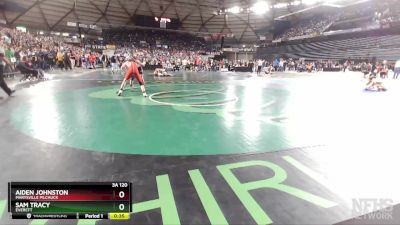 3A 120 lbs Cons. Round 2 - Sam Tracy, Everett vs Aiden Johnston, Marysville Pilchuck