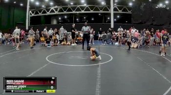 52 lbs Round 6 (8 Team) - Reed Savage, Wrecking Crew vs Keegan Leddy, Brawler Elite