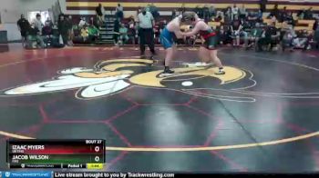 220 lbs Quarterfinal - Izaac Myers, Orting vs Jacob Wilson, Fife