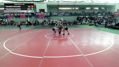 126 lbs Round Of 32 - Seamus Hallinan, Xavier vs Brandom Santos, East Haven