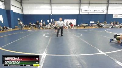 105 lbs Round 4 - Ryan Wardlaw, Small Town Wrestling vs Kylen Neibaur, Bonneville Wrestling Club