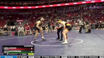 3A-182 lbs Quarterfinal - Jack Laughlin, Carlisle vs Tate Naaktgeboren, Linn-Mar