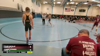 120 lbs Round 4 (10 Team) - Corbin Donner, Laramie vs Tyler Nicolay, Torrington