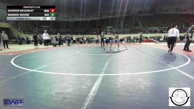 118 lbs Consi Of 4 - Jackson McCurley, Norman Jr High vs Maddox Moore, Husky Wrestling Club