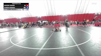 77 lbs Cons. Round 3 - Vincent Zeiher, Super D vs Aamon Wineski, RT Elite Wrestling