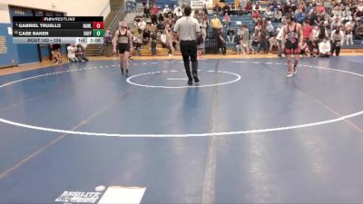 126 lbs Champ. Round 1 - Gabriel Trujillo, Rawlins vs Case Baker, Buffalo