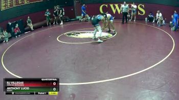 133 lbs Quarterfinal - Rj Villegas, Rancho Bernardo vs Anthony Lucio, OCRTC