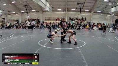 80 lbs Cons. Semi - Greyson Lacey, Panthers vs Brady Kelley, Germantown