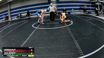 140 lbs Finals (2 Team) - Jamison Pilat, AACO Allstars vs Zack Hudson, Junior Terps