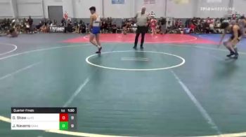 132 lbs Quarterfinal - Dylan Shaw, Alaska Avalanche Black vs Joey Navarro, Granite