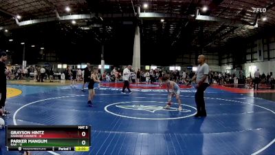 60 lbs Round 3 (6 Team) - Parker Mangum, RAW vs Grayson Hintz, HANOVER HAWKEYE