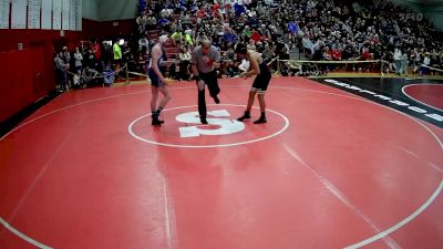 160 lbs Champ. Round 1 - Carter Twombly, Berlin Brothersvalley Hs vs Javon Reed, Valley Hs