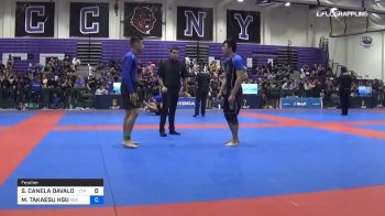STEVE CANELA DAVALOS vs MAX TAKAESU HSU 2019 Pan IBJJF Jiu-Jitsu No-Gi Championship