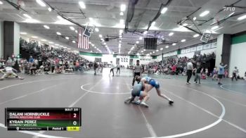 105 lbs Quarterfinal - Kyrain Perez, Standfast Wrestling vs Dalani Hornbuckle, Rogers Wrestling Club