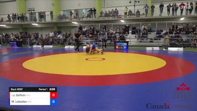 65kg Champ. Round 2 - Julius Gellion, Dinos WC vs Mikhail Lebedev, Island Wrestling Academy