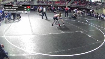 95 lbs Champ. Round 2 - Jameson Cline, Gering Wrestling Club vs Sawyer Schukei, Cozad Wrestling Club