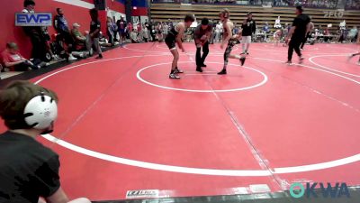 88 lbs Consolation - Czarlie Diffee, Cowboys vs Cayden Crawford, Pawhuska Elks Takedown