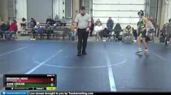 92 lbs Round 3 (6 Team) - Brandon Veno, 84 Athletes vs Zane Crouse, Eagle X