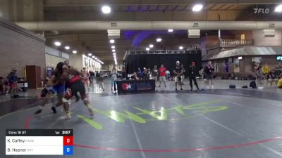 74 kg Cons 16 #1 - Kolbi Caffey, Carbondale Wrestling Club vs Bryce Hepner, Ohio RTC / TMWC