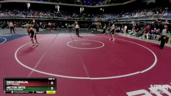 6A 106 lbs Champ. Round 1 - Diego Carvajal, Katy Tompkins vs Hector Ortiz, El Paso Eastwood