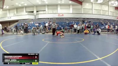 63 lbs Cons. Round 3 - Drew Janda, Hobart Wrestling Club vs Baiaman Kasymov, Suplex Wrestling Club