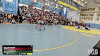 120 lbs Champ. Round 1 - Cole Moffett, Caesar Rodney H S vs Jason Suydam, Archmere Academy