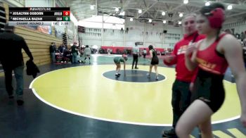 115 lbs Champ. Round 2 - Michaella Bazan, Castro Valley vs Josalynn Osborn, Archie Williams High School