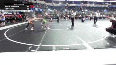 66 lbs Final - Mason Hammons, Fremont Wrestling Club vs Jalen Vann, Paranto Athletics