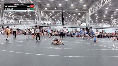 76 lbs Round 7 (8 Team) - Nathan Bunda, Barn Brothers WC vs Sj Gilliam, U2 Upstate Uprising
