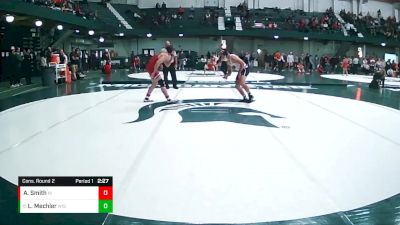 157 lbs Cons. Round 2 - Luke Mechler, Wisconsin vs Aiden Smith, Northern Illinois