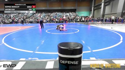 135 lbs Semifinal - Sophia Mabalot, Elite Wrestling vs Jaycee Cox, Sperry Wrestling Club