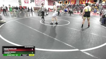 165 lbs Quarterfinal - Noah Barajas, Santa Fe vs Mason Sauls, Chaparral B