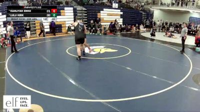 235 lbs. 3rd Place Match - Lulu Kirk, Shawnee Mission South vs Kahliyah Enko, Stillwater