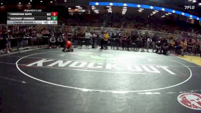 215 3A Champ. Round 1 - Christian Soto, Miami Southridge Hs vs ZACHARY HORNER, Palm Harbor University