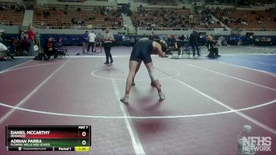 D2-165 lbs Quarterfinal - Adrian Parra, Flowing Wells High School vs Daniel McCarthy, Ironwood