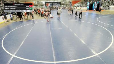 Junior Boys - 138 lbs Cons. Round 1 - David Longino II, Georgia vs James Jacobs, South Sip Wrestling Club