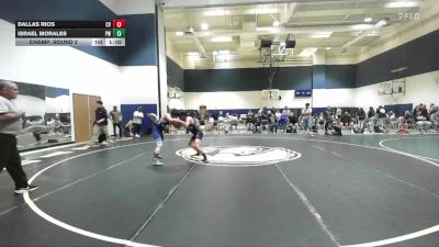 122 lbs Champ. Round 2 - Israel Morales, Pounders WC vs Dallas Rios, Citrus Valley