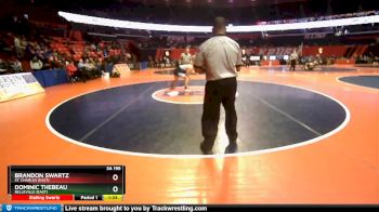 3A 195 lbs Quarterfinal - Brandon Swartz, St. Charles (East) vs Dominic Thebeau, Belleville (East)