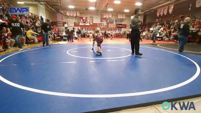 70 lbs Rr Rnd 1 - Tanner Fink, Grove Takedown Club vs Tinsley Paul, Jay Wrestling Club