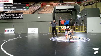Cadet Boys Lower - 126 lbs Cons. Semis - Helo Blackwell, Central Catholic Wrestling Club vs Kayleb Chao