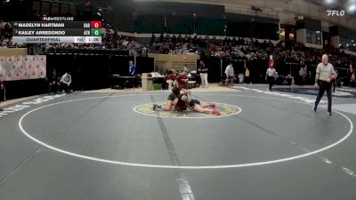 115 lbs Quarterfinal - Madelyn Hartman, Oakdale vs Kailey Arredondo, Atholton