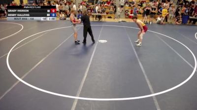 132 lbs Champ. Round 1 - Noah Schaefer, MN vs Tyler Woodring, SD