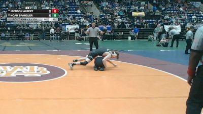 3 - 138 lbs 5th Place Match - Jackson Albert, Cave Spring vs Noah Spangler, Northside