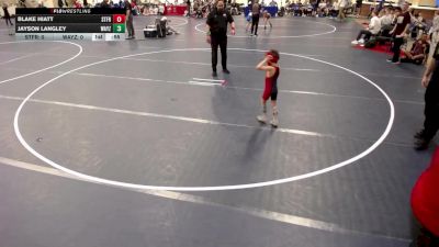 Elementary - 48 lbs Bowen Dickey, Forest Lake vs Wesley Thiel, St Francis