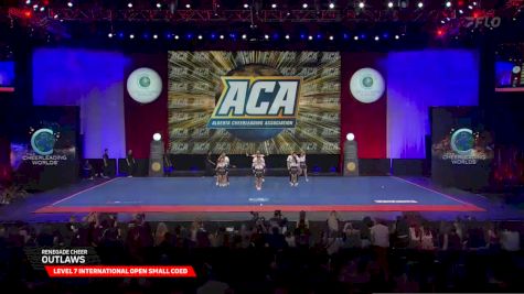 Renegade Cheer - Outlaws [2025 L7 International Open Small Coed Semis] 2025 The Cheerleading Worlds