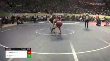 4A-220 lbs Semifinal - Parrish Terry, Tuttle vs Izeaha Freeborn, Weatherford