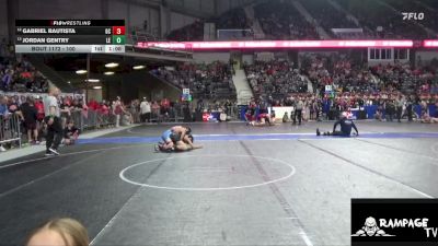 100 lbs Cons. Round 1 - Gabriel Bautista, Garden City vs Jordan Gentry, Lawrence Elite