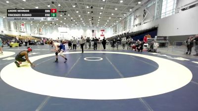144 lbs Cons. Semi - Vincenzo Rubino, Dolgeville Youth Wrestling Club vs Andre Newman, Black Belt Wrestling Academy