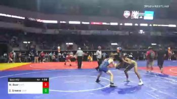 115 lbs 3rd Place - MaCael Bear, CIWC Team Intensity vs Daylen Greene, Unattached