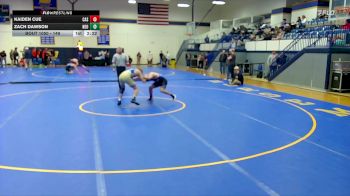 149 lbs Quarterfinal - Kaiden Cue, Carl Albert State vs Zach Dawson, Northeast Oklahoma